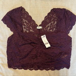 Garage Lace Crop Top